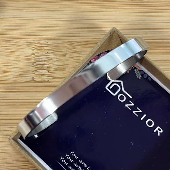 Brand New Inspirational Stainless Steel Adjustable Cuff Bracelet Bangle Engraved - Picture 9 of 12